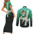 Sailor Jupiter Makoto Kino Couples Matching Short Sleeve Bodycon Dress and Long Sleeve Button Shirt