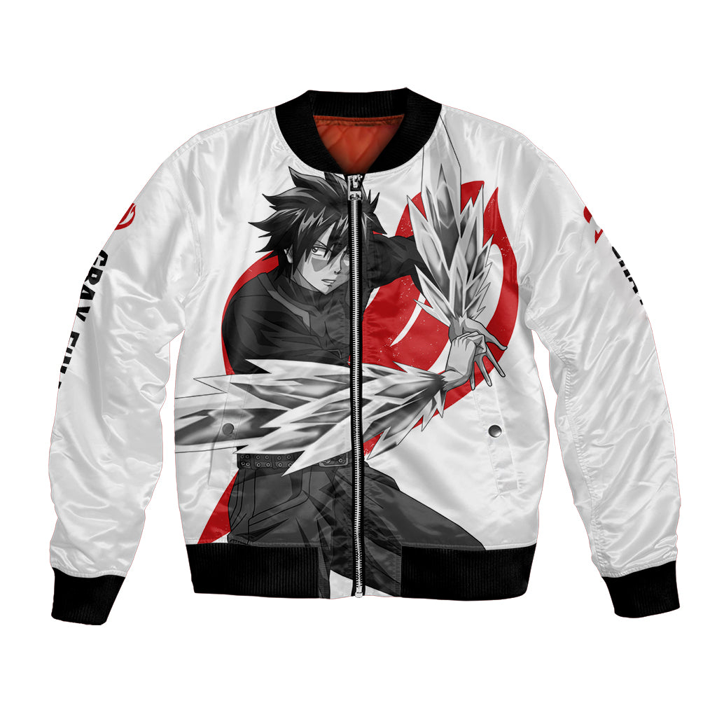 Gray Fullbuster - Silhouette Anime Bomber Jacket