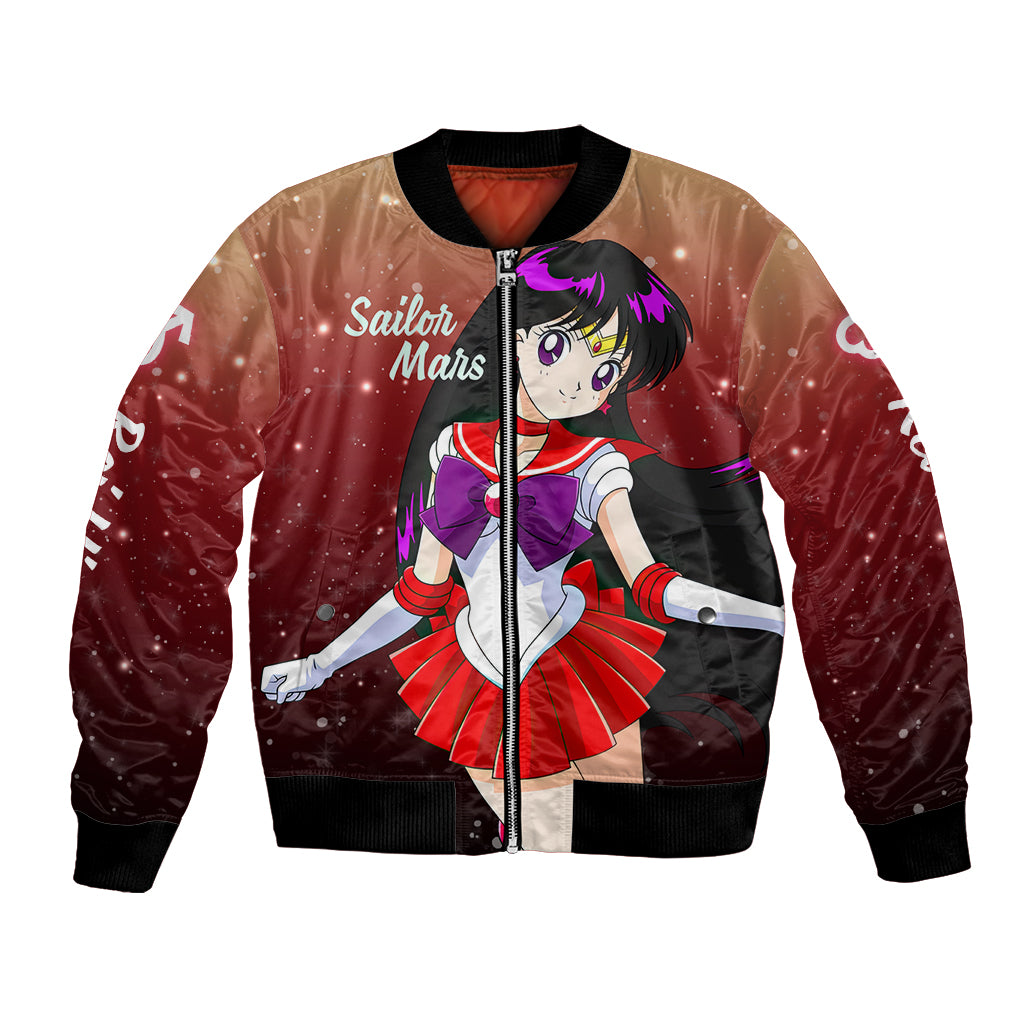 Sailor Mars Rei Hino Bomber Jacket