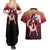 Sailor Mars Rei Hino Couples Matching Summer Maxi Dress and Hawaiian Shirt