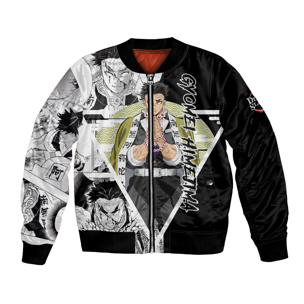 Gyomei Himejima Bomber Jacket Demon Slayer