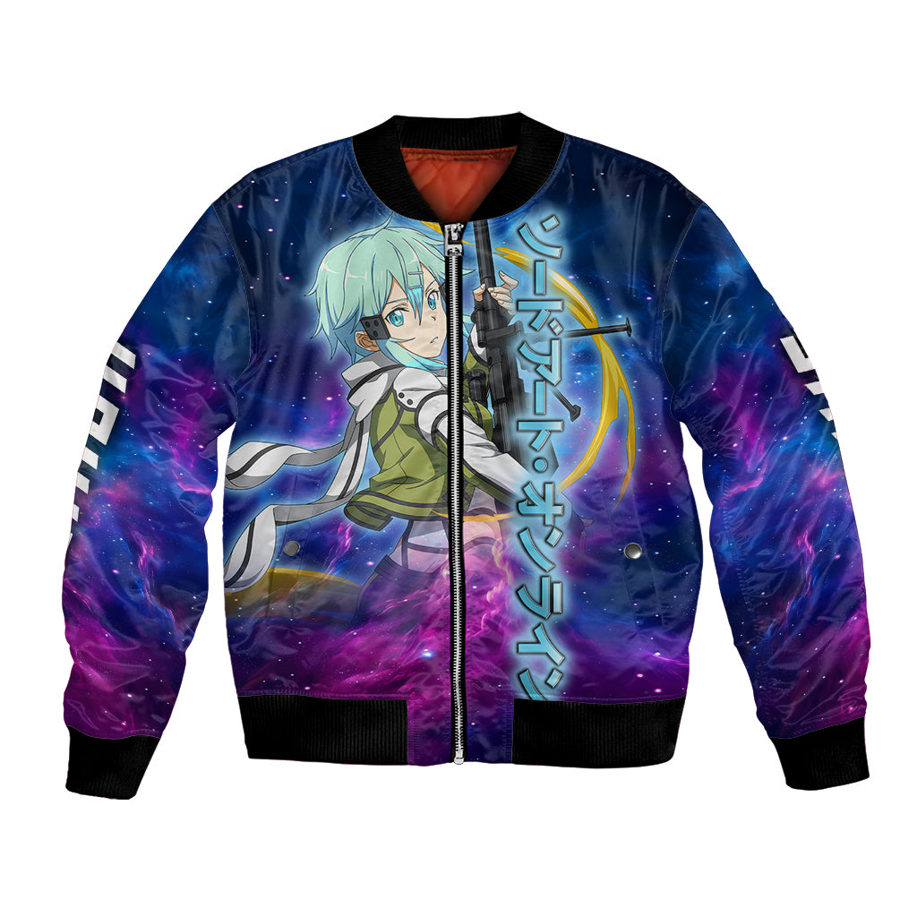 Sinon Bomber Jacket Sword Art Galaxy Style