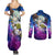 Sinon Couples Matching Summer Maxi Dress and Long Sleeve Button Shirt Sword Art Galaxy Style