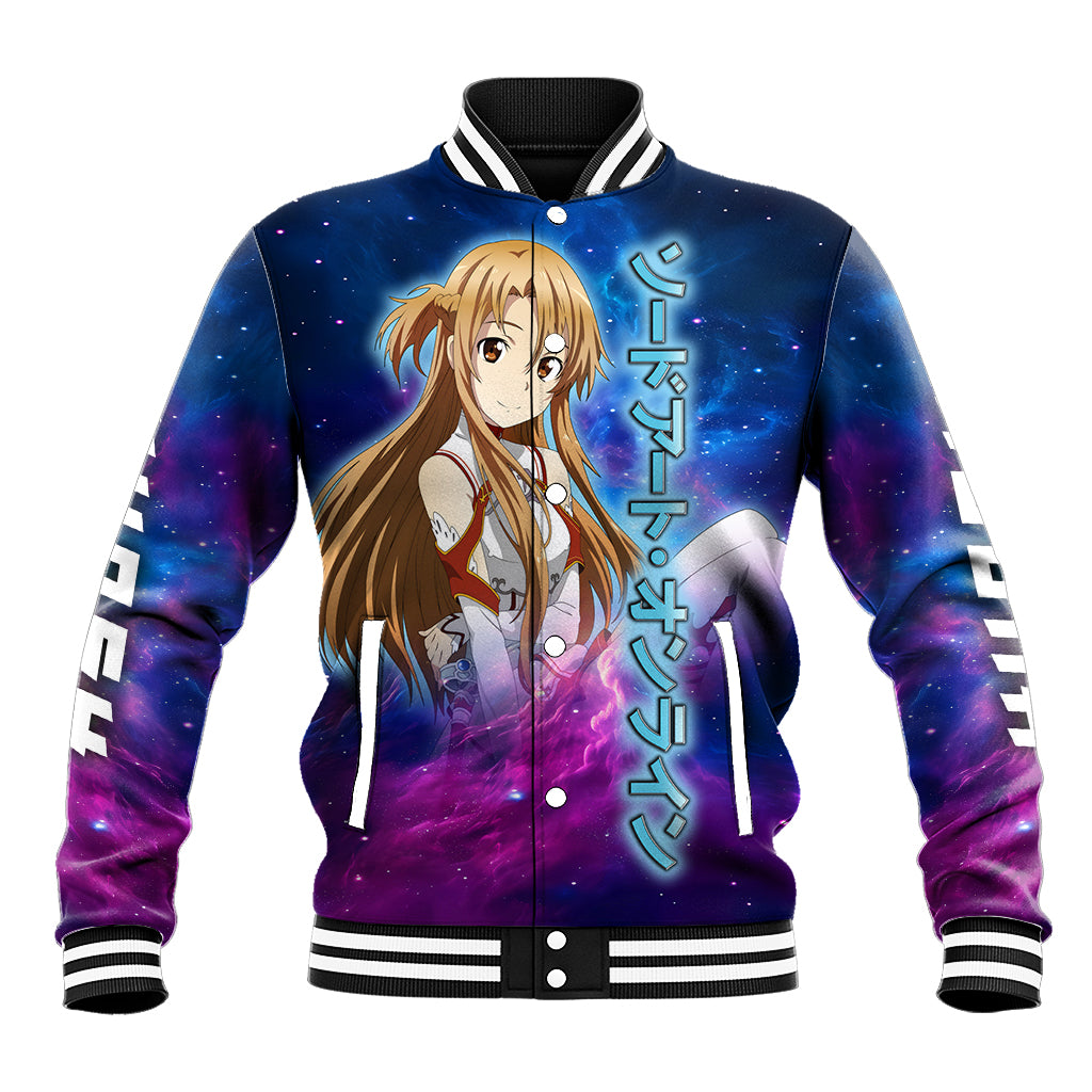 Asuna Baseball Jacket Sword Art Galaxy Style