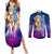 Asuna Couples Matching Summer Maxi Dress and Long Sleeve Button Shirt Sword Art Galaxy Style