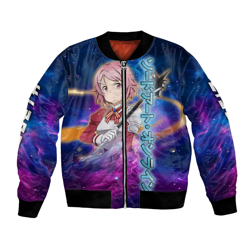 Shinozaki Rika Lisbeth Bomber Jacket Sword Art Galaxy Style