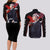 Renji Abarai Couples Matching Long Sleeve Bodycon Dress and Long Sleeve Button Shirt BL Jacket