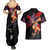 Yoruichi Shihoin Couples Matching Summer Maxi Dress and Hawaiian Shirt Bleach