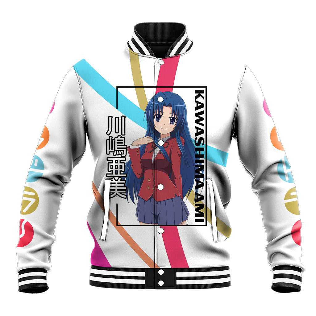 Kawashima Ami Baseball Jacket Toradora Anime Style