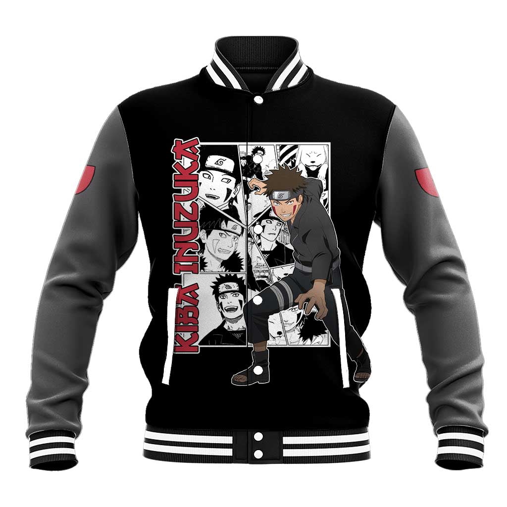 Kiba Inuzuka - Naruto Baseball Jacket Anime Mix Manga Style