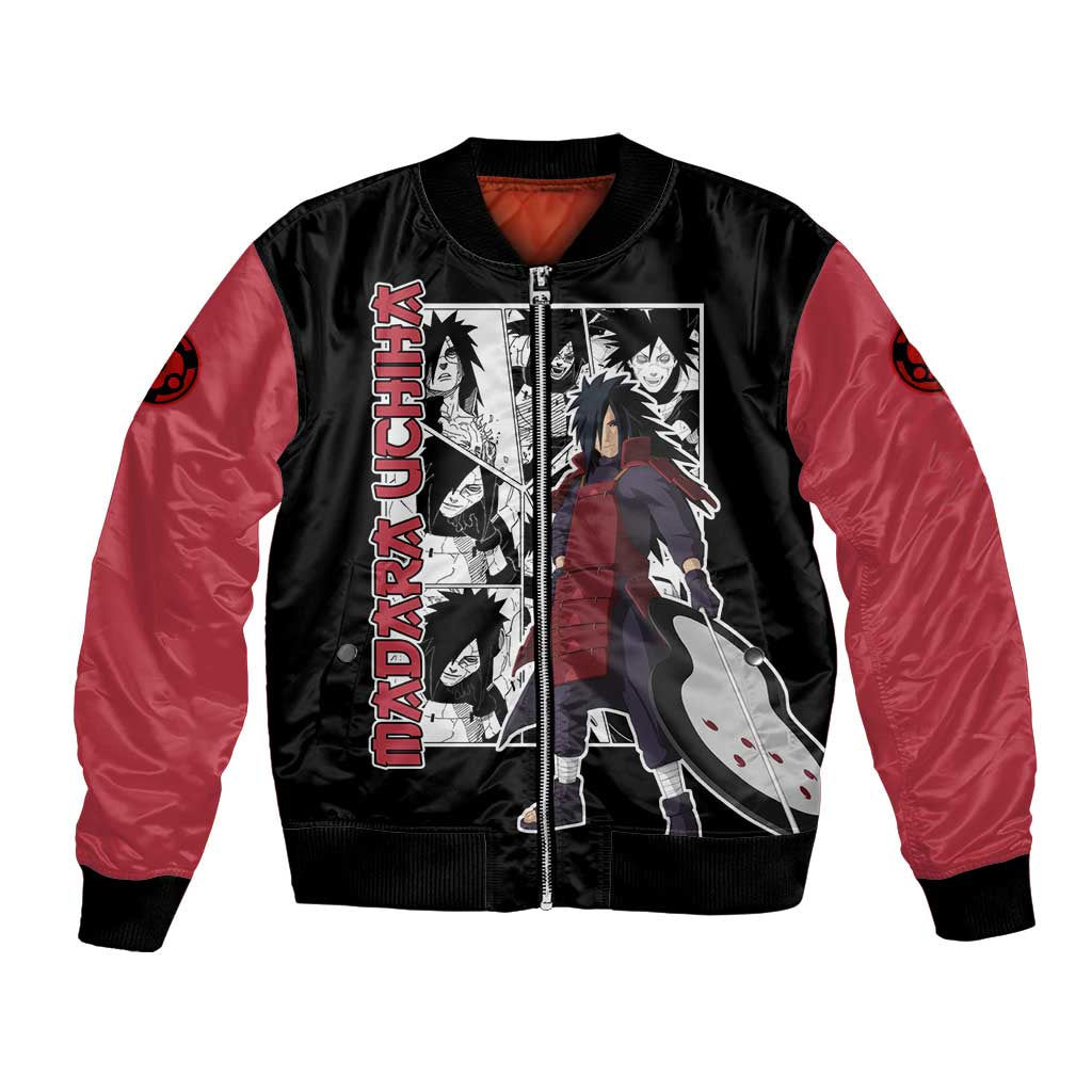 Madara Uchiha - Naruto Bomber Jacket Anime Mix Manga Style