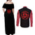 Madara Uchiha - Naruto Couples Matching Off Shoulder Maxi Dress and Long Sleeve Button Shirt Anime Mix Manga Style