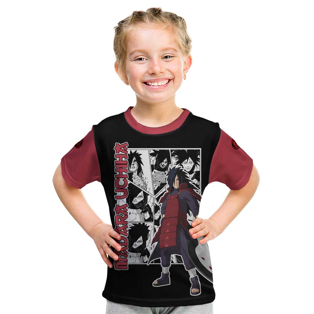 Madara Uchiha - Naruto Kid T Shirt Anime Mix Manga Style