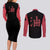 Jiraiya - Naruto Couples Matching Long Sleeve Bodycon Dress and Long Sleeve Button Shirt Anime Mix Manga Style