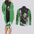 Roronoa Zoro - One Piece Couples Matching Long Sleeve Bodycon Dress and Long Sleeve Button Shirt Anime Japan Style