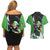 Roronoa Zoro - One Piece Couples Matching Off Shoulder Short Dress and Hawaiian Shirt Anime Japan Style