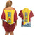 Luffy - One Piece Couples Matching Off Shoulder Short Dress and Hawaiian Shirt Anime Japan Style