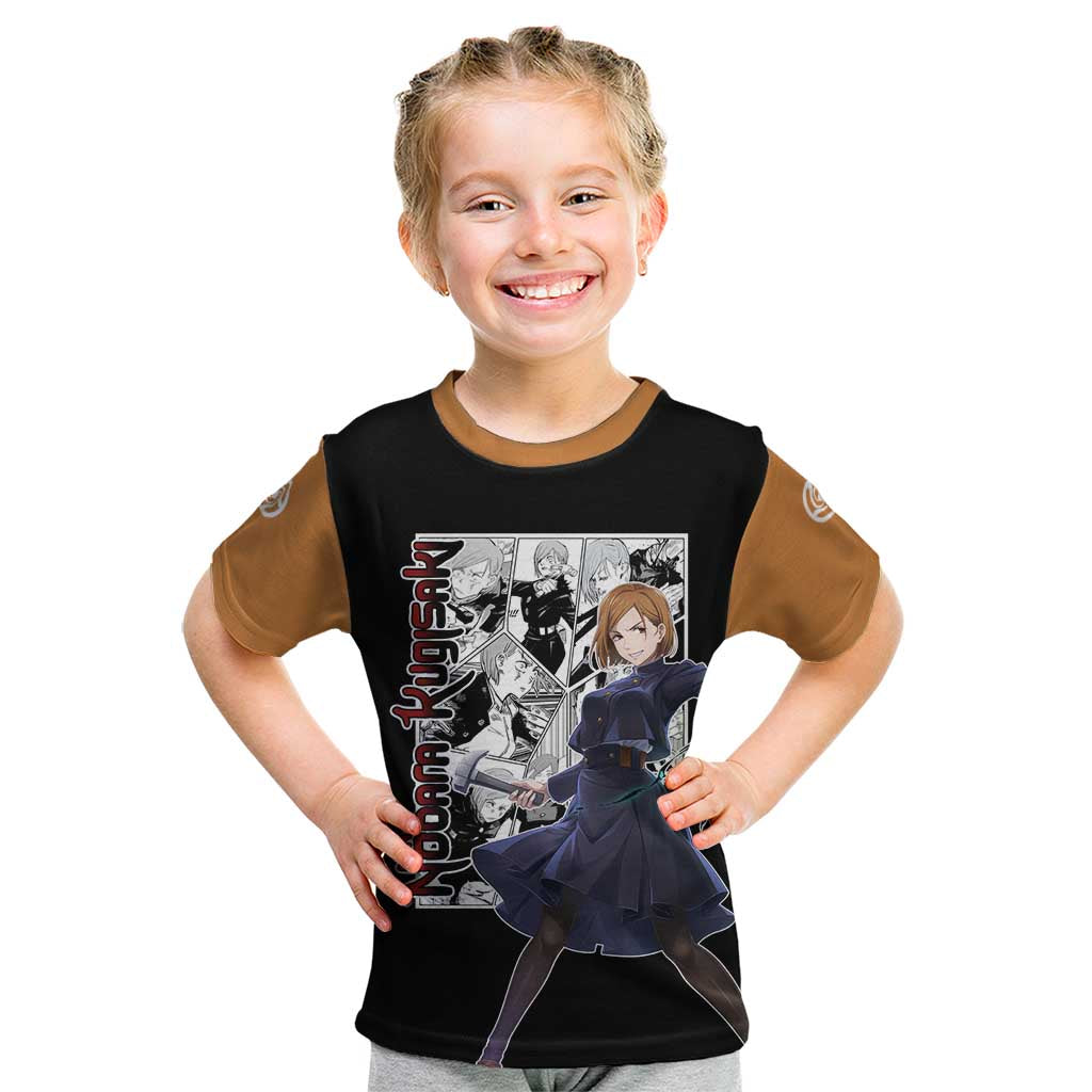 Nobara Kugisaki - Jujustu Kaisen Kid T Shirt Anime Mix Manga Style