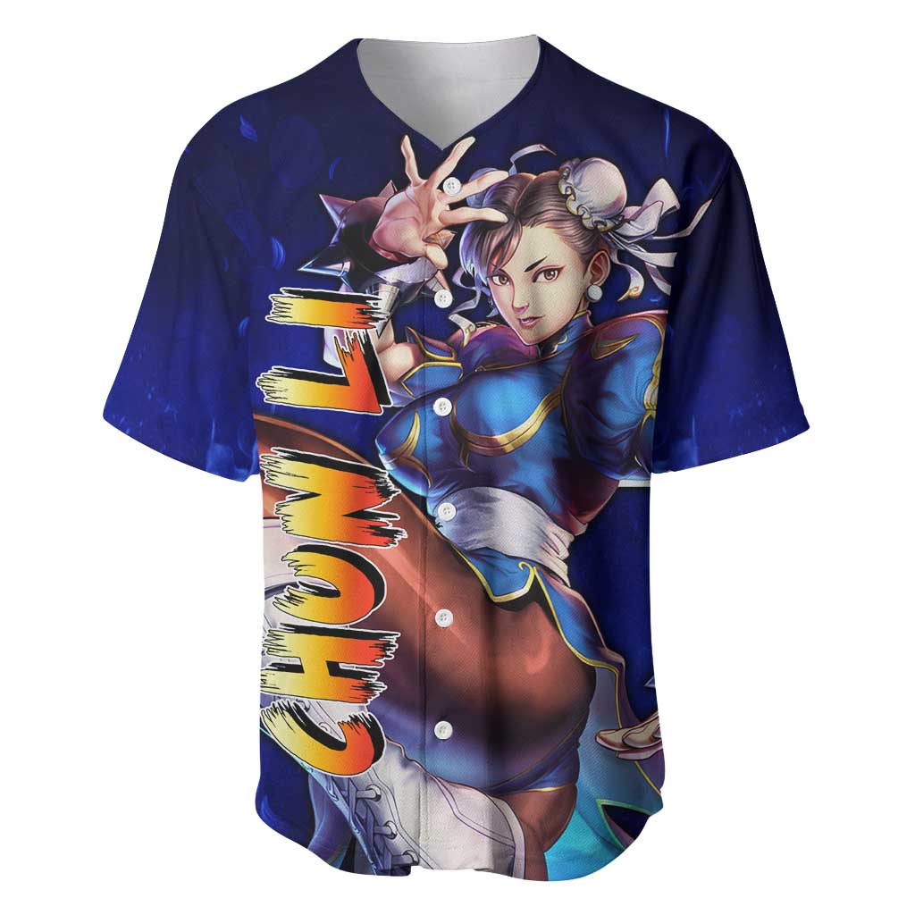 Chun Li - Street Fighter Baseball Jersey Anime Mix Manga Style