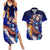 Chun Li - Street Fighter Couples Matching Summer Maxi Dress and Hawaiian Shirt Anime Mix Manga Style