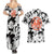 Goku - Dragon Ball Couples Matching Summer Maxi Dress and Hawaiian Shirt Anime Style