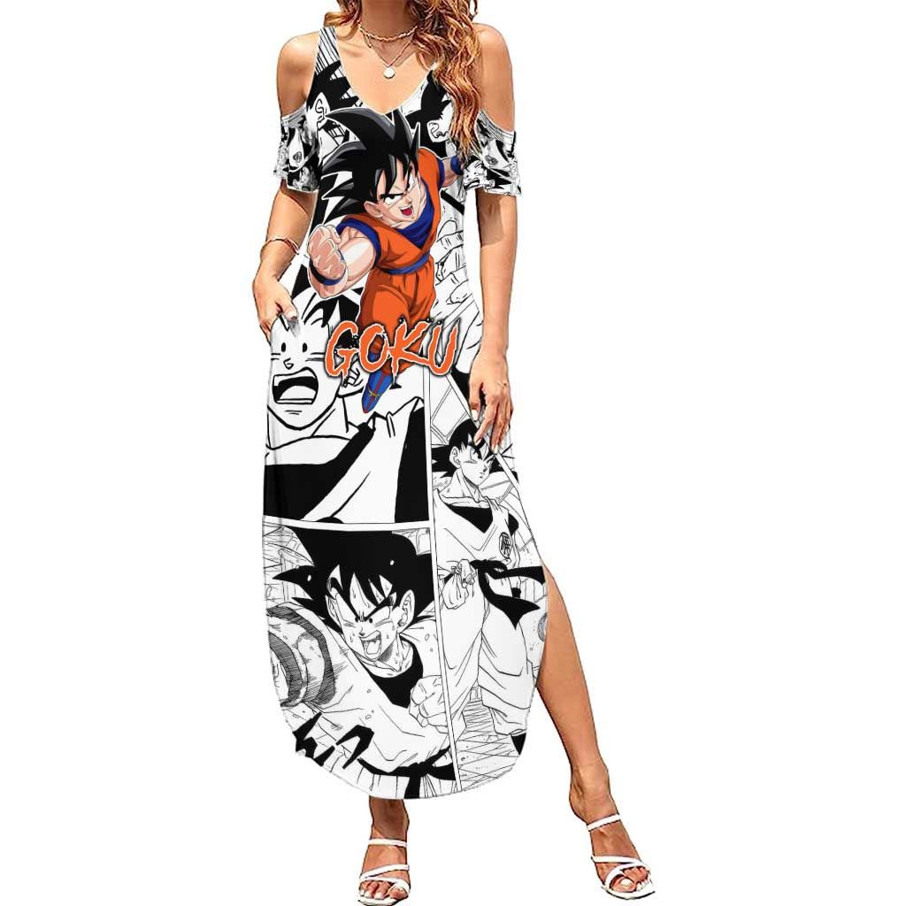 Goku - Dragon Ball Summer Maxi Dress Anime Style