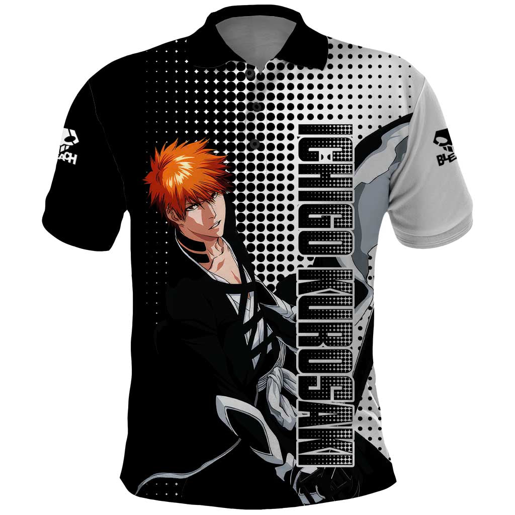 Ichigo - Bleach Polo Shirt Anime Mix Manga Style