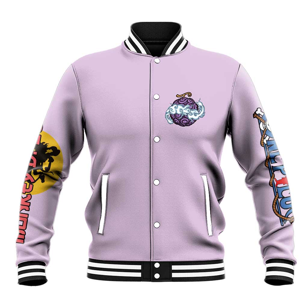 Monkey D. Luffy Gear 5 And Demon Fruit Nika - One Piece Baseball Jacket Anime Style