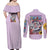 Monkey D. Luffy Gear 5 And Demon Fruit Nika - One Piece Couples Matching Off Shoulder Maxi Dress and Long Sleeve Button Shirt Anime Style