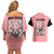 Anya Forger Spy x Family Couples Matching Off Shoulder Short Dress and Hawaiian Shirt Anime Style