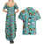 Strawhats Jolly Roger One Piece Couples Matching Summer Maxi Dress and Hawaiian Shirt Anime Pattern Style