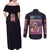 Gear 5th Luffy One Piece Couples Matching Off Shoulder Maxi Dress and Long Sleeve Button Shirt Anime Style