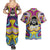 The Cream of the Crop Trippy Randy Savage Pop Culture Couples Matching Summer Maxi Dress and Hawaiian Shirt Anime Style