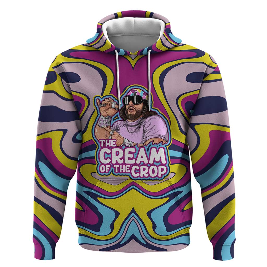 The Cream of the Crop Trippy Randy Savage Pop Culture Hoodie Anime Style