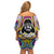 The Cream of the Crop Trippy Randy Savage Pop Culture Off Shoulder Short Dress Anime Style