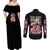 Monkey D. Luffy One Piece Couples Matching Off Shoulder Maxi Dress and Long Sleeve Button Shirt Anime Style