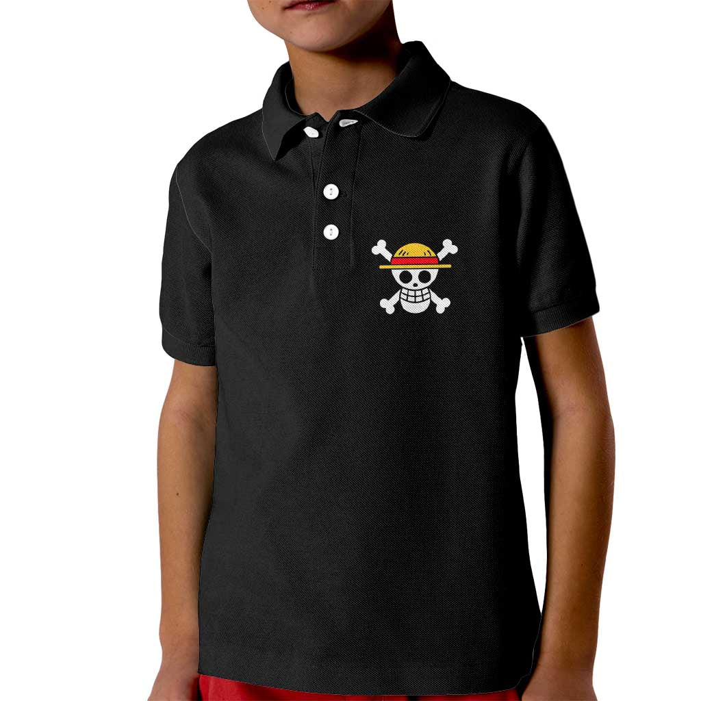 Monkey D. Luffy One Piece Kid Polo Shirt Anime Style