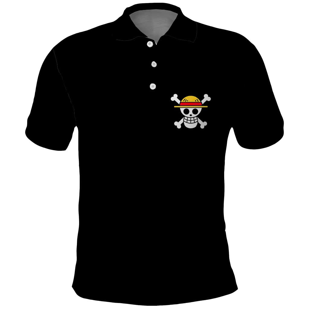 Monkey D. Luffy One Piece Polo Shirt Anime Style