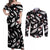 Pride - Fullmetal Alchemist Couples Matching Off Shoulder Maxi Dress and Long Sleeve Button Shirt Anime Pattern Style