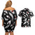 Pride - Fullmetal Alchemist Couples Matching Off Shoulder Short Dress and Hawaiian Shirt Anime Pattern Style