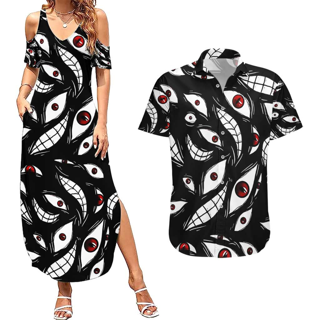 Pride - Fullmetal Alchemist Couples Matching Summer Maxi Dress and Hawaiian Shirt Anime Pattern Style