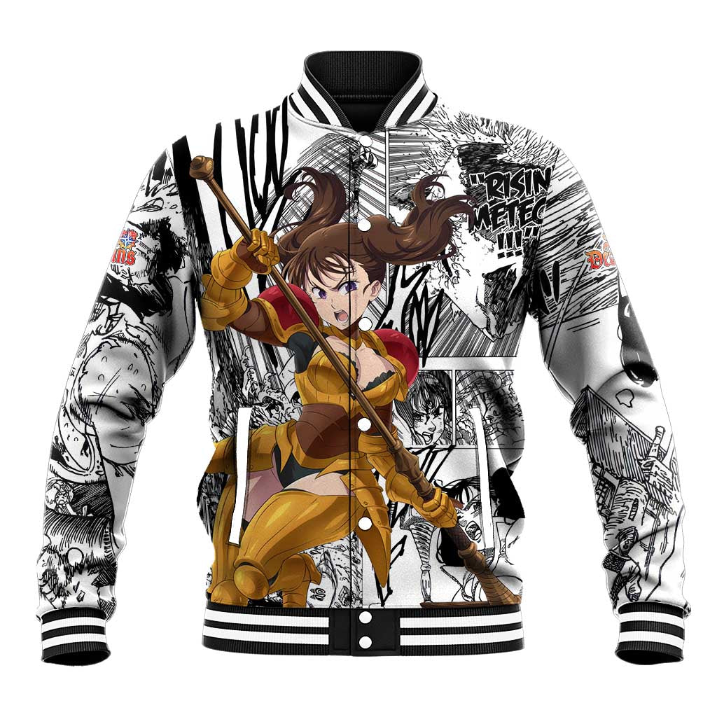 Diane - Nanatsu No Taizai Baseball Jacket Anime Mix Manga Style