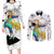 King - Nanatsu No Taizai Couples Matching Long Sleeve Bodycon Dress and Long Sleeve Button Shirt Anime Mix Manga Style