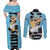 Black Star - Soul Eater Couples Matching Off Shoulder Maxi Dress and Long Sleeve Button Shirt Anime Style