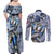 Bruno Bucciarati - Jojo Bizarre Adventure Couples Matching Off Shoulder Maxi Dress and Long Sleeve Button Shirt Anime Style