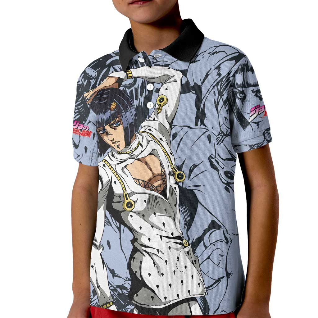 Bruno Bucciarati - Jojo Bizarre Adventure Kid Polo Shirt Anime Style