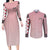 Kamado Nezuko Haori Demon Slayer Couples Matching Long Sleeve Bodycon Dress and Long Sleeve Button Shirt Anime Style