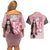 Kamado Nezuko Haori Demon Slayer Couples Matching Off Shoulder Short Dress and Hawaiian Shirt Anime Style