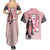 Kamado Nezuko Haori Demon Slayer Couples Matching Summer Maxi Dress and Hawaiian Shirt Anime Style