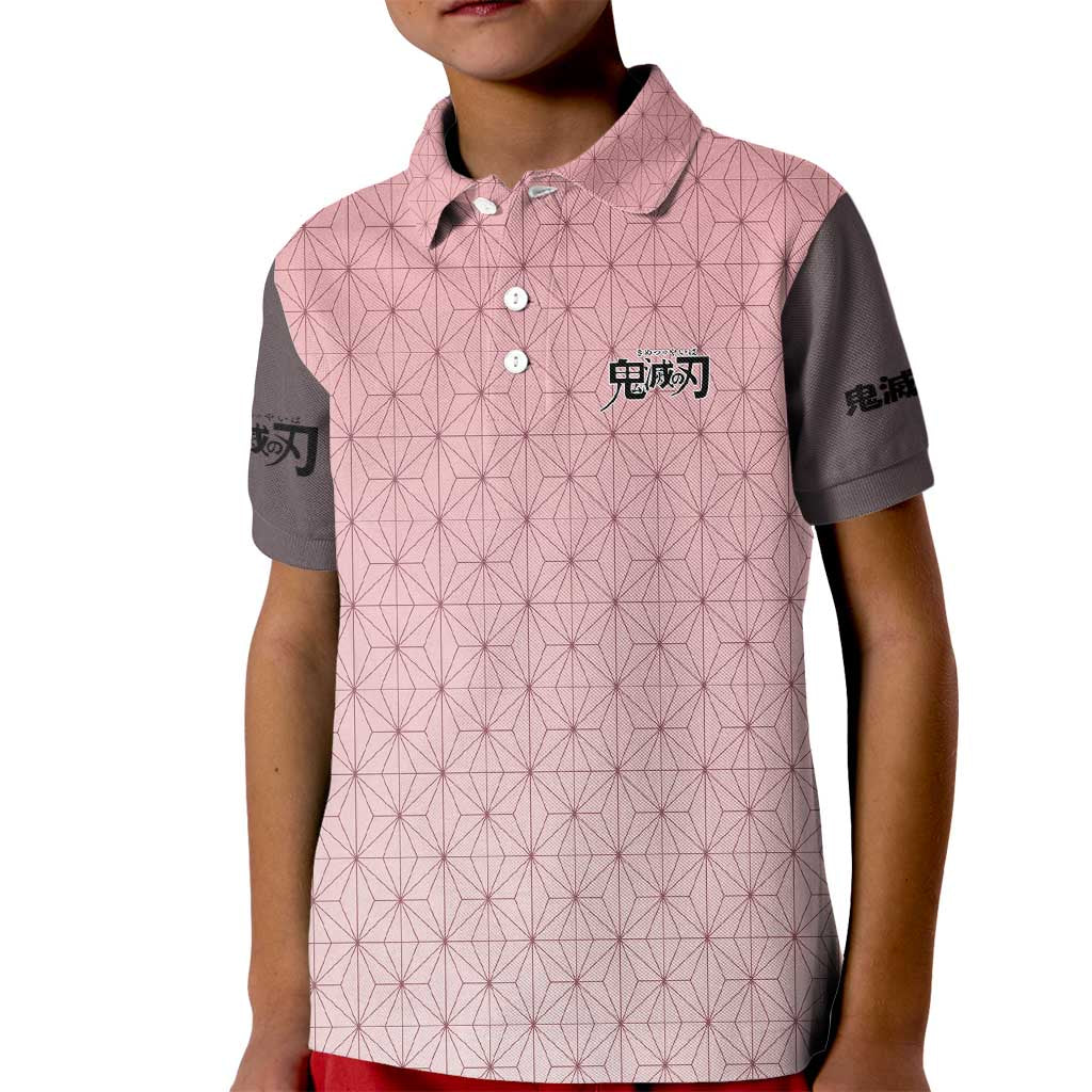 Kamado Nezuko Haori Demon Slayer Kid Polo Shirt Anime Style